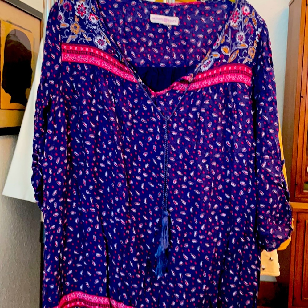Boho beach cover up, casual dress